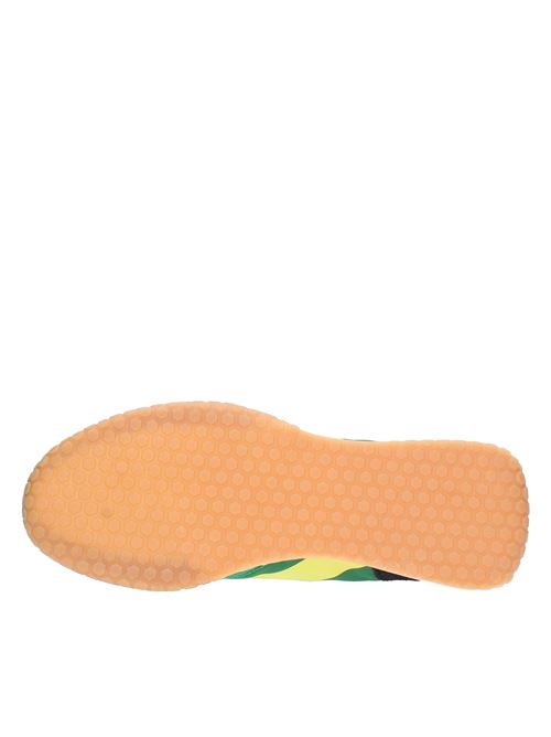 Sneakers in camoscio tessuto e gomma KEH NOO | S00KM9313VERDE-GIALLO-NERO